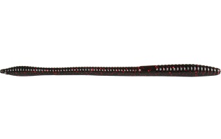 Zoom Trick Worm Black Red Flake – 129 Fishing