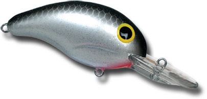 Bandit Silver Minnow Sparkle Crankbait – 129 Fishing